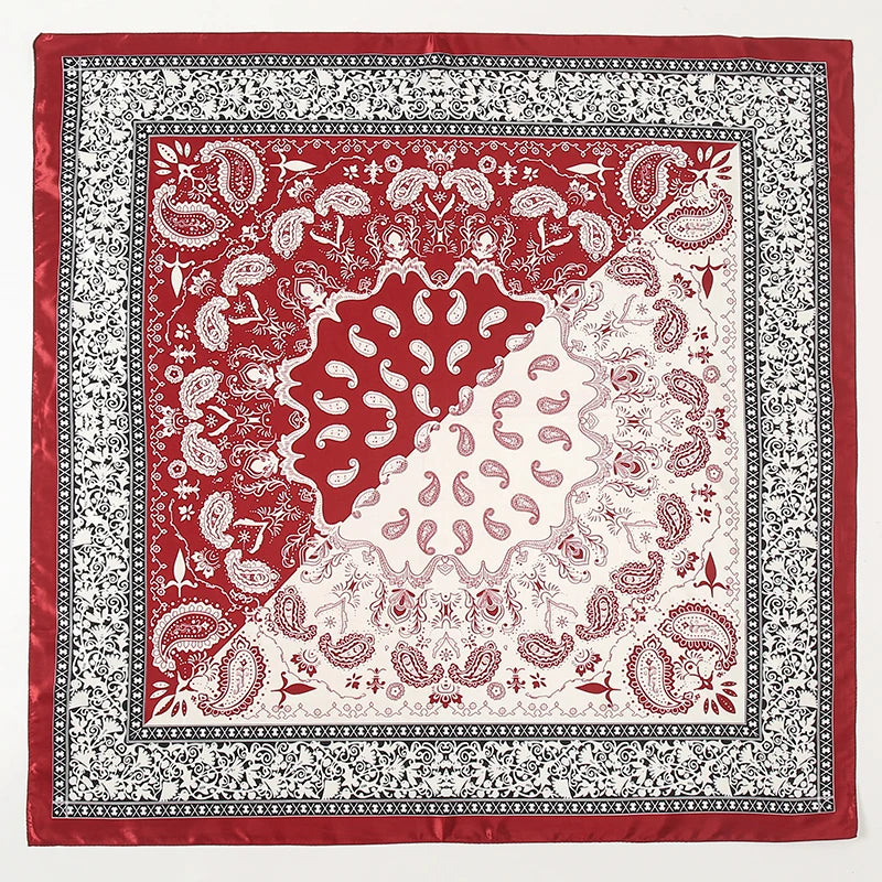 LadyLou Collection Signature Satin Scarf Bandana Edition