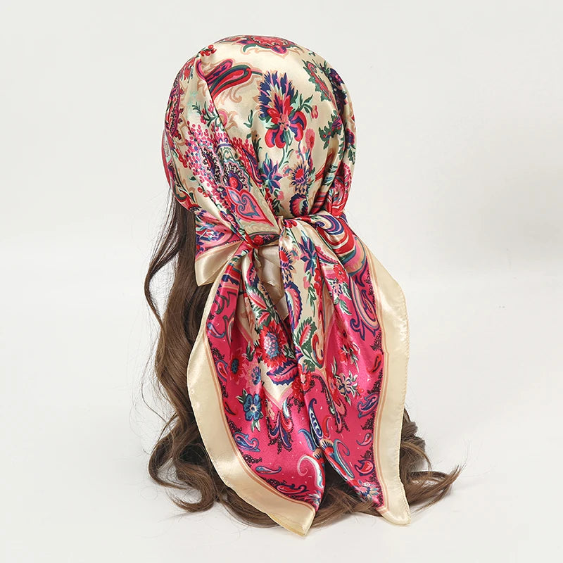 LadyLou Collection Signature Satin Scarf