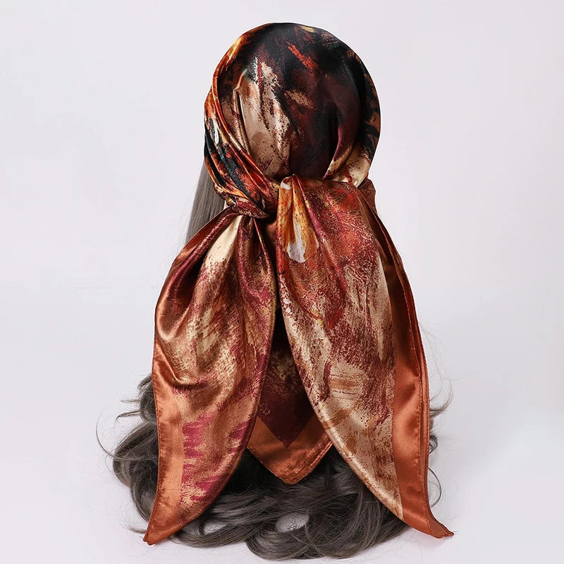 LadyLou Collection Signature Satin Scarf
