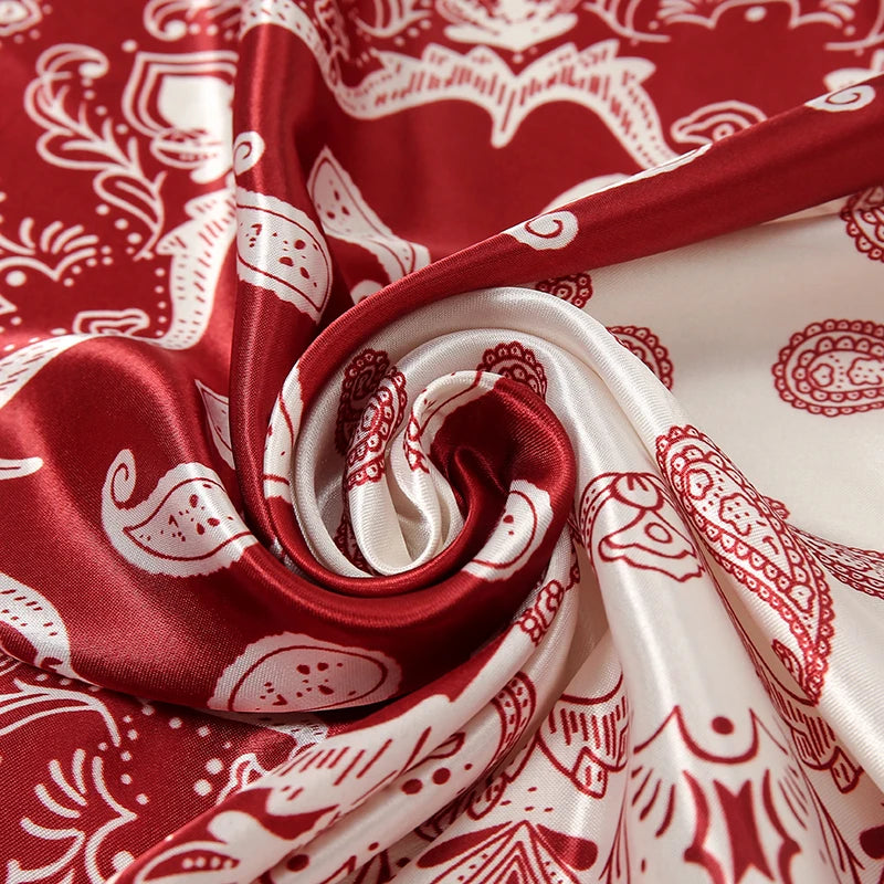 LadyLou Collection Signature Satin Scarf Bandana Edition