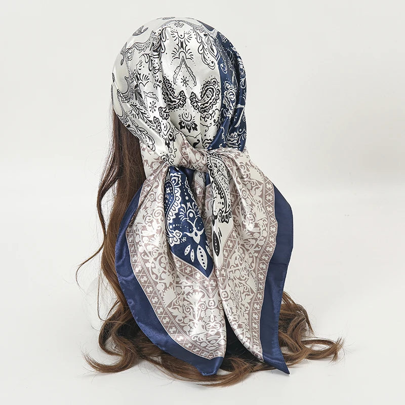 LadyLou Collection Signature Satin Scarf Bandana Edition