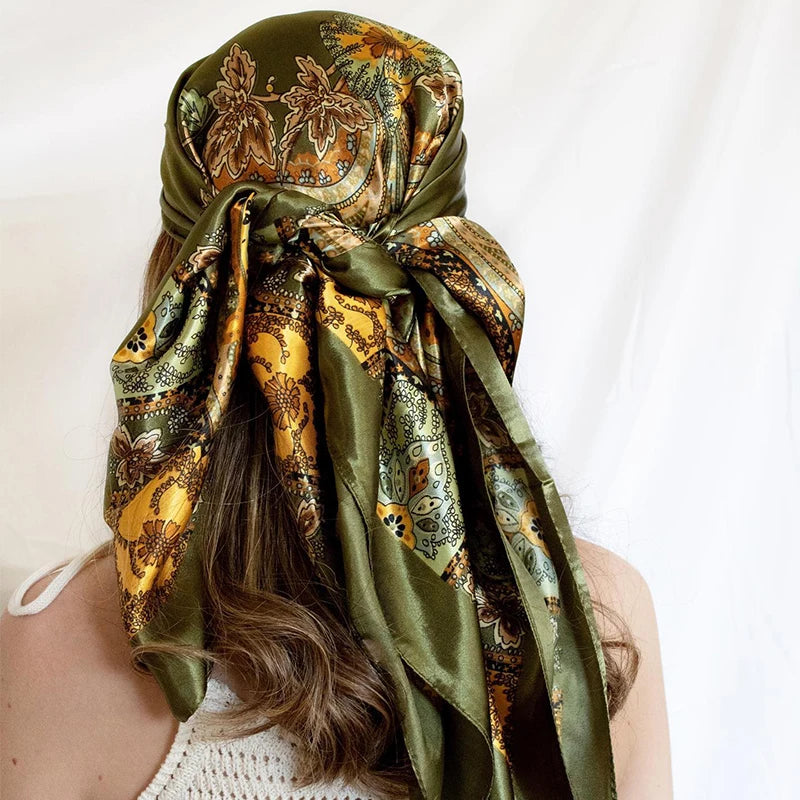 LadyLou Collection Signature Satin Scarf