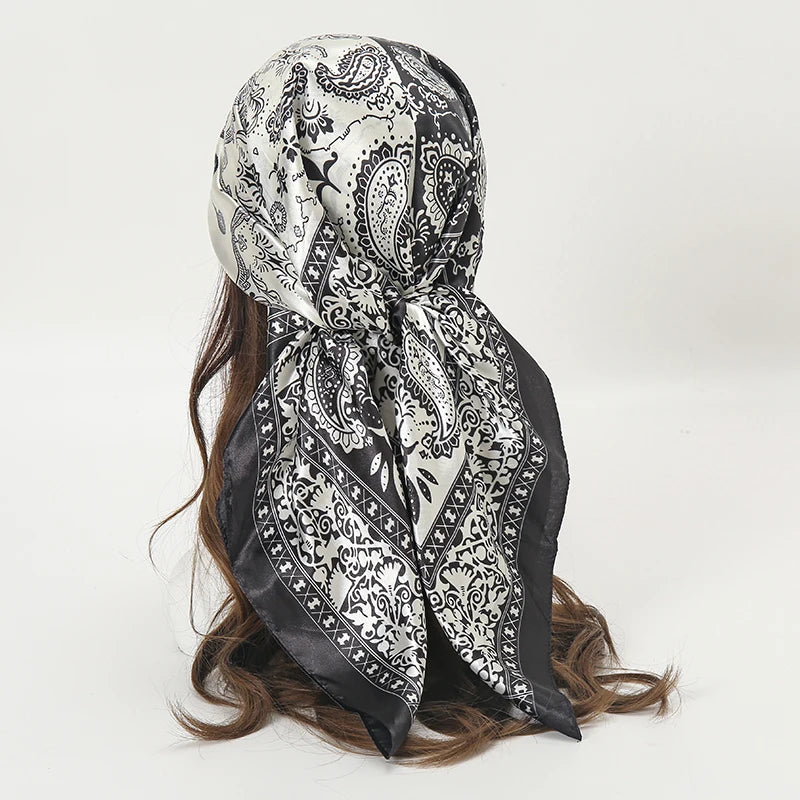 LadyLou Collection Signature Satin Scarf Bandana Edition