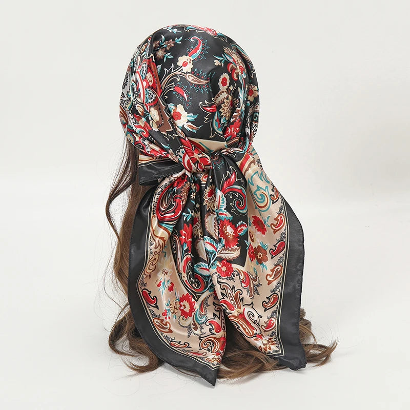 LadyLou Collection Signature Satin Scarf