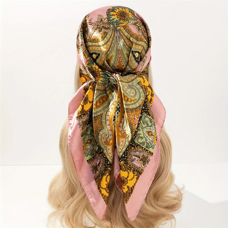 LadyLou Collection Signature Satin Scarf