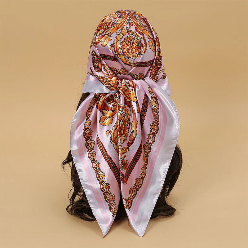 LadyLou Collection Signature Satin Scarf