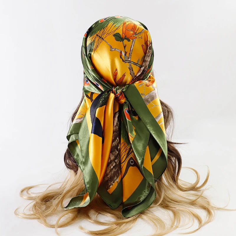 LadyLou Collection Signature Satin Scarf