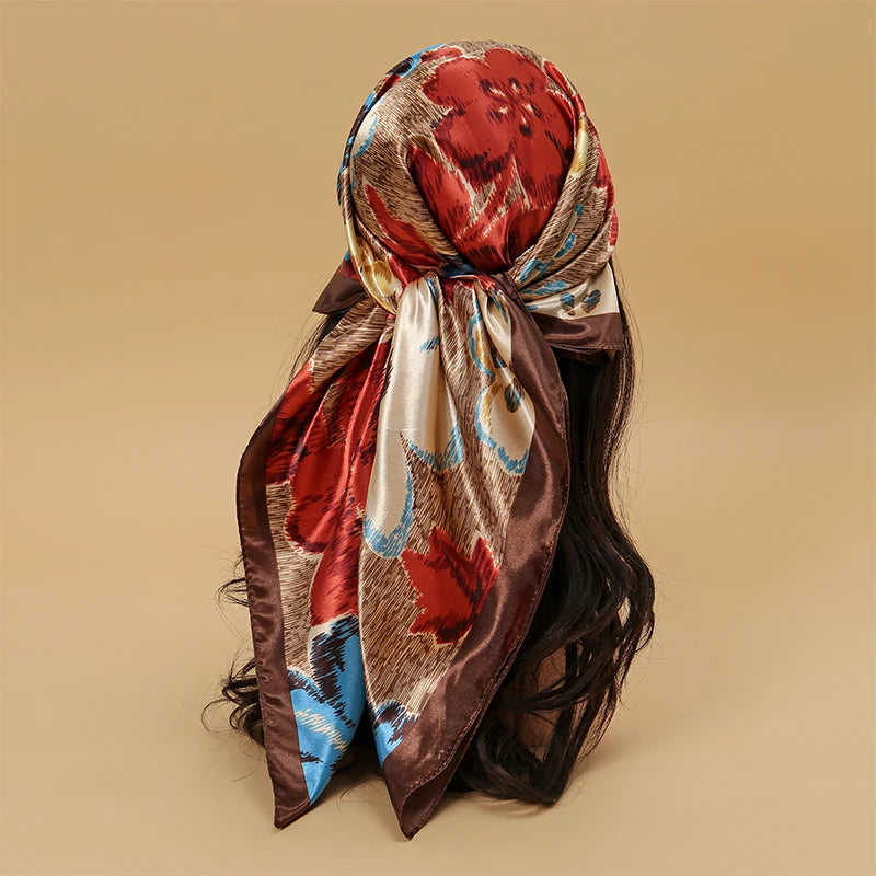 LadyLou Collection Signature Satin Scarf