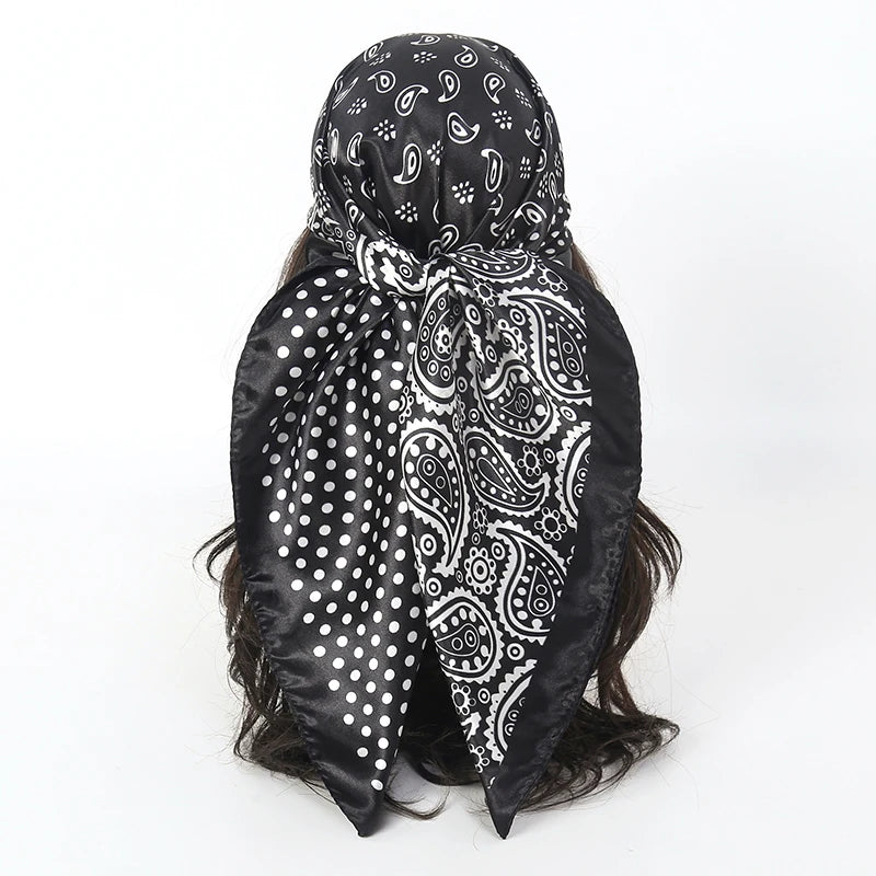 LadyLou Collection Signature Satin Scarf Bandana Edition