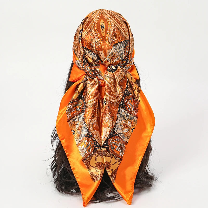 LadyLou Collection Signature Satin Scarf