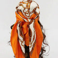 LadyLou Chain Satin Headscarf
