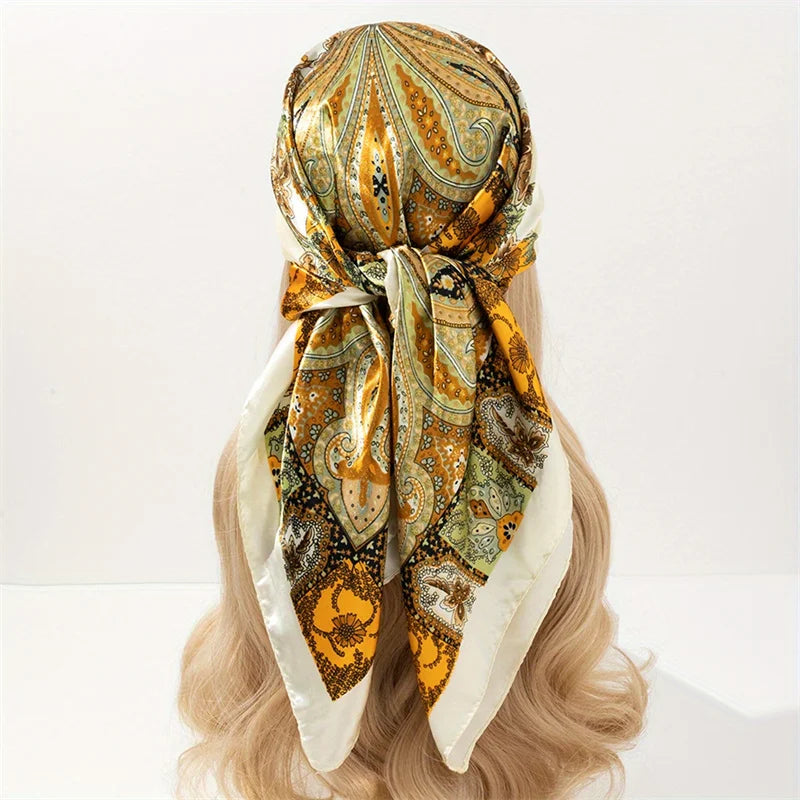LadyLou Collection Signature Satin Scarf