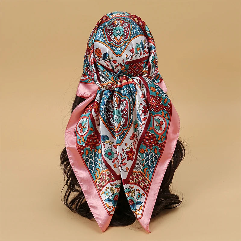 LadyLou Collection Signature Satin Scarf