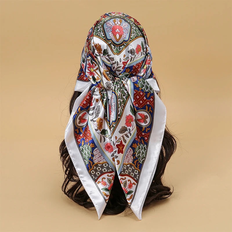 LadyLou Collection Signature Satin Scarf
